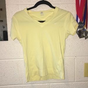 Nike yellow short sleeve